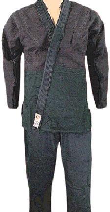 Gold Weave Black Jiu-Jitsu Kimono